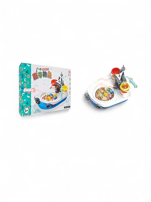 Multifunction Fishing Boat Toy for Kids - Blue | Interactive Play - Model NX-N-24