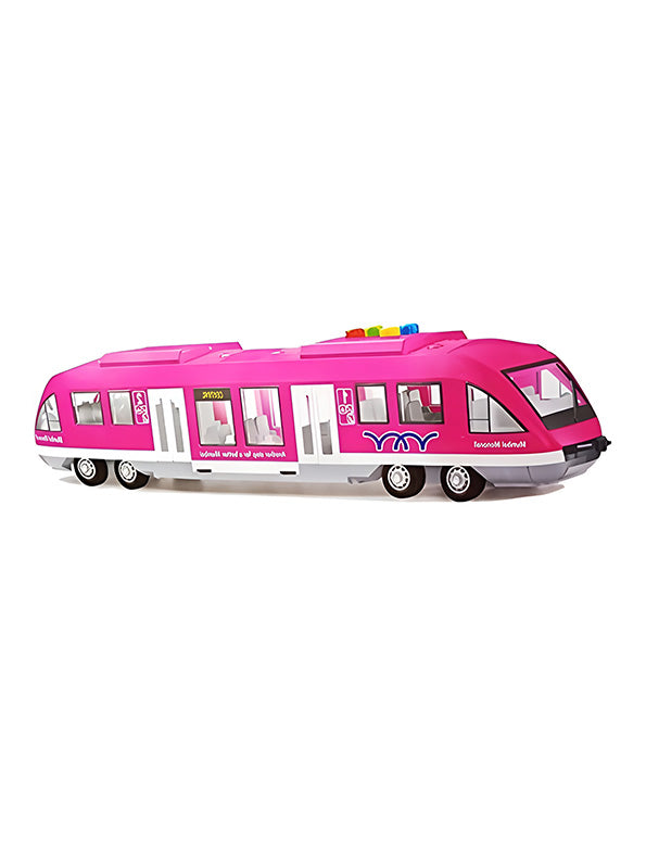 Mumbai Monorail Train Toy For Kids - Pink (MS-M-28) - Toyloft