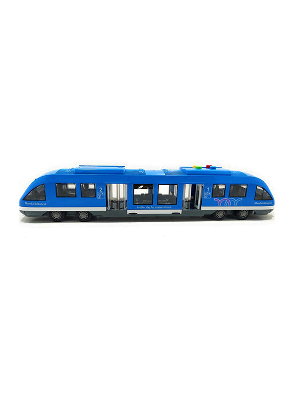 Mumbai Monorail Train Toy For Kids - Blue (MS-M-28) - Toyloft
