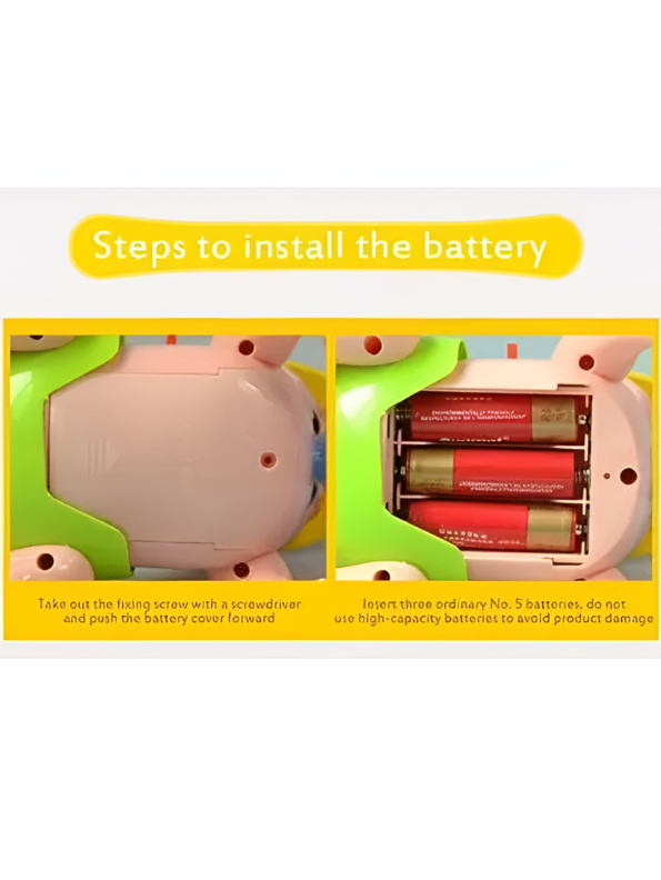 Musical Crawling Baby Toy with Lights & Sounds – Toddler Activity LMI13477.