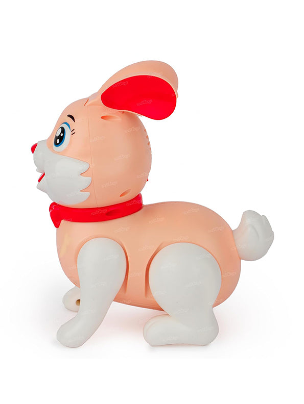 Musical Rabbit Toy For Kids Light And Sound - Pink (L-5) - Toyloft