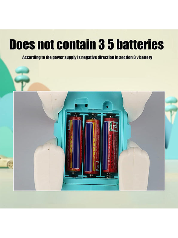 Musical Rabbit Toy For Kids Light And Sound - Blue (L-5) - Toyloft