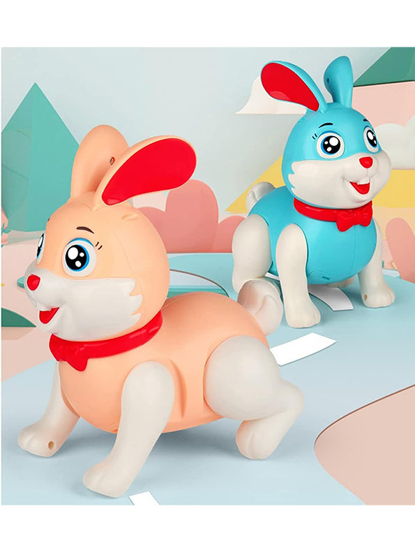 Musical Rabbit Toy For Kids Light And Sound - Pink (L-5) - Toyloft