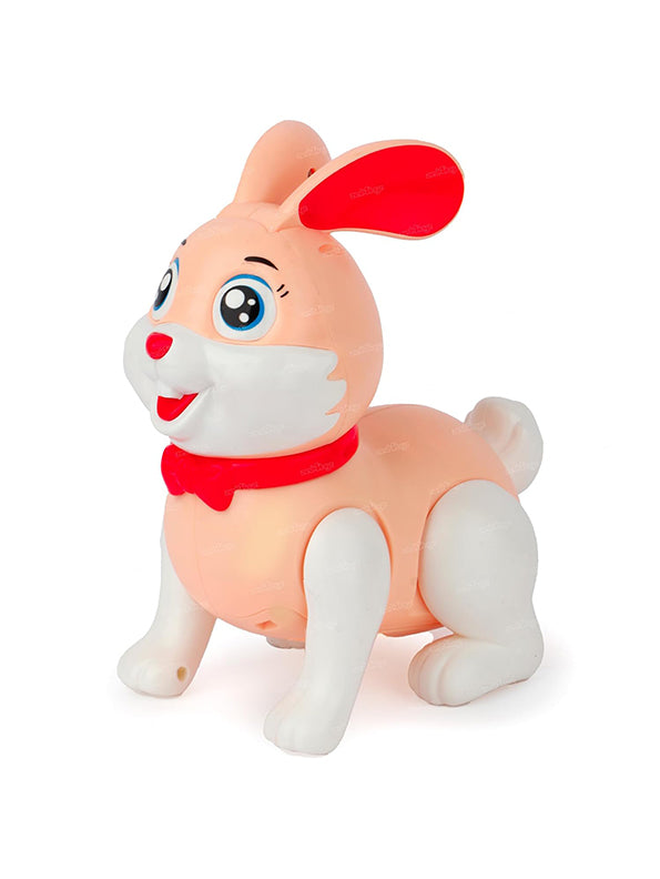Musical Rabbit Toy For Kids Light And Sound - Pink (L-5) - Toyloft