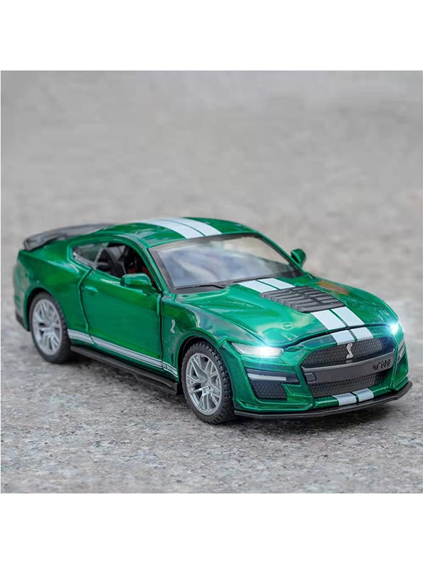 Mustang Shelby GT 500 Metal Model Diecast Car - Green Scale 1:32 (T-M-15) - Toyloft