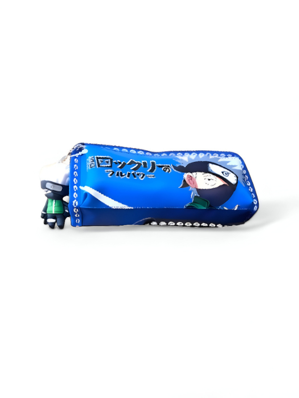 Naruto Anime Pencil Pouch | Kakashi, Naruto & Sasuke Themed Pen Case | Japanese Manga Stationery Organizer Gift NOVHBC-188990.
