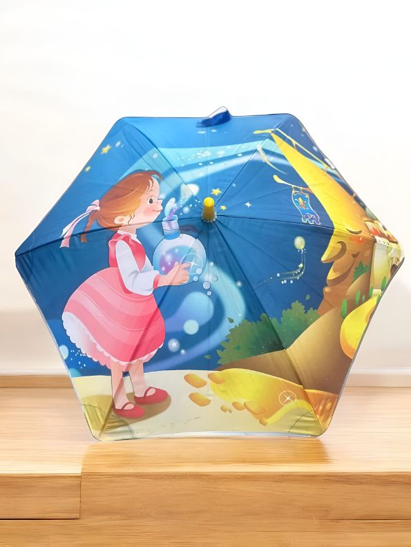 Nightprint Moon and Star Kids Umbrella – 50cm Lightweight & Durable Rain Protection for Children NOV9690.