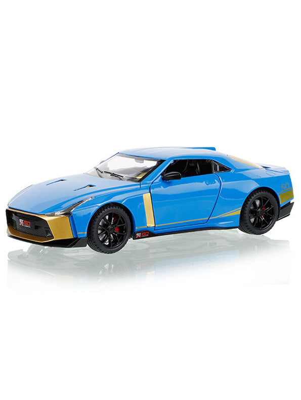 Iron Man Edition - Nissan GTR-50 Sports Car Metal Diecast Car - Scale 1:24 - Toyloft