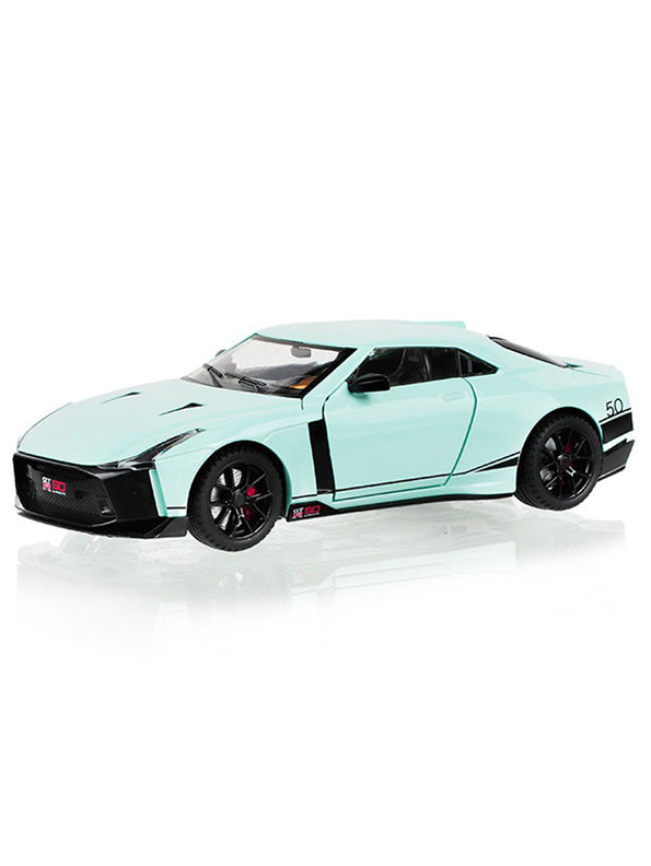 Iron Man Edition - Nissan GTR-50 Sports Car Metal Diecast Car - Scale 1:24 - Toyloft
