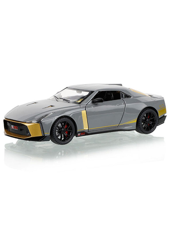 Iron Man Edition - Nissan GTR-50 Sports Car Metal Diecast Car - Scale 1:24 - Toyloft
