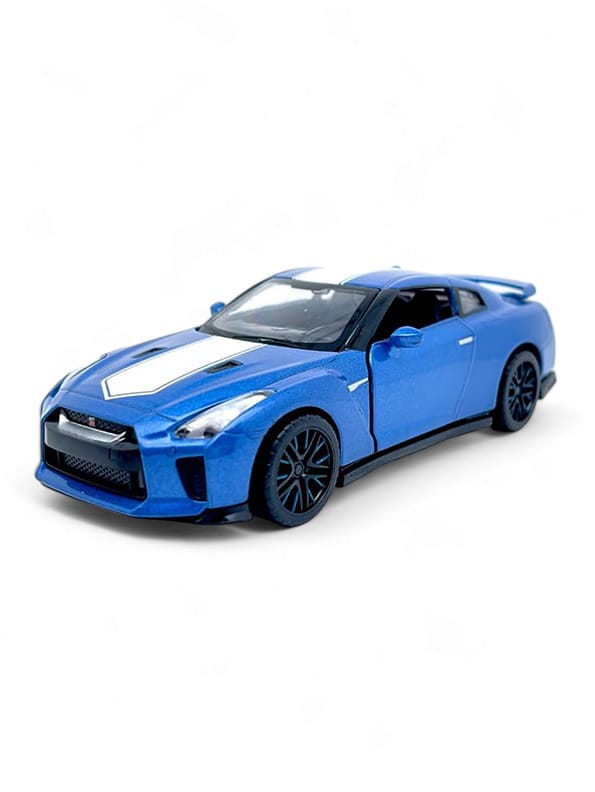Nissan GTR R35 Metal Model Diecast Car - Blue Scale 1:32 (T-M-15) - Toyloft