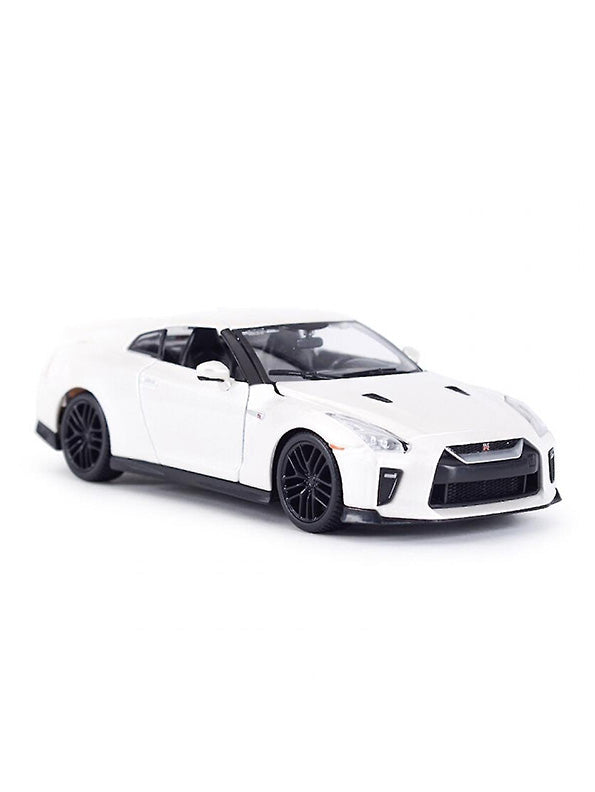 Nissan GTR R35 Metal Model Diecast Car - White Scale 1:32 (T-M-15) - Toyloft