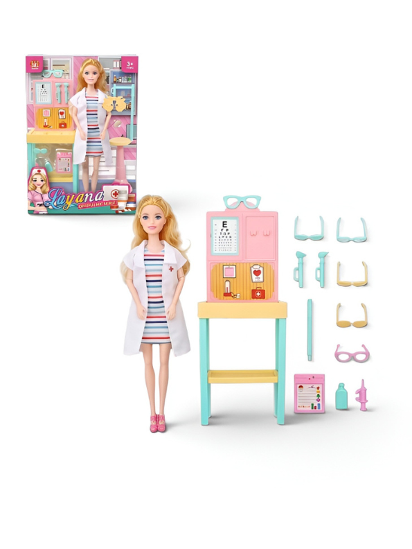 Nurse Doll Eye Doctor Playset – LMI13931.