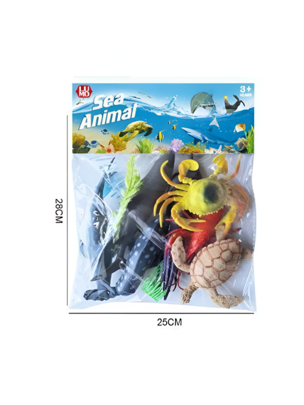 Ocean Animal Toy Set – Realistic Marine Creature Figures LMI16345.