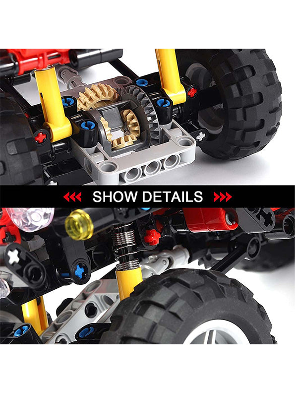 Off-Road Pickup Building Block Truck Building Kit for Kids – Creative Construction Playset MD-N-24L | Fun & Educational Toy