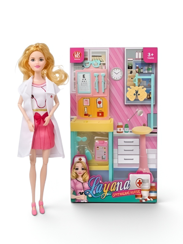 Optometrist Doll Medical Clinic Playset LMI13931.