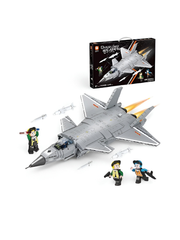 Overlord Weapon Fighter Jet Building Block Set TV6956.