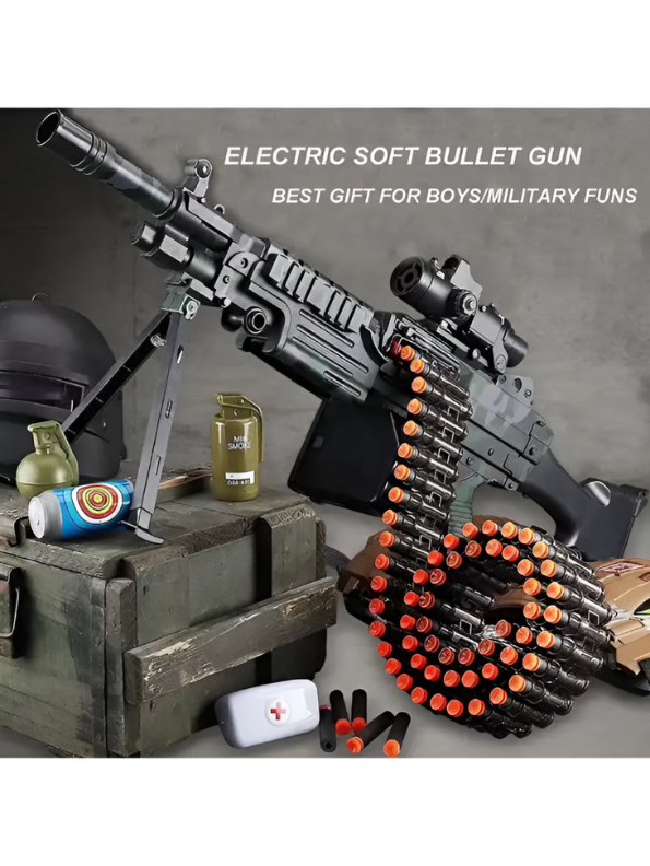 PUBG Super Shoot Toy Gun – Soft Bullet Foam Dart Blaster Toy TV189.