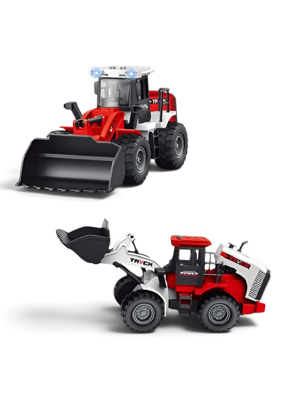 Pack Of 2 Inertial Engineering Loader Truck Toy 1:43 Scale | Construction Vehicle MD724