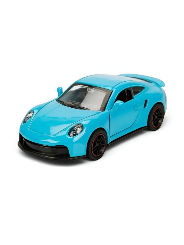 Pack of 4 Die-Cast Metal Supercar Models - 1:43 Scale Pull Back Toy Cars LMI11356.