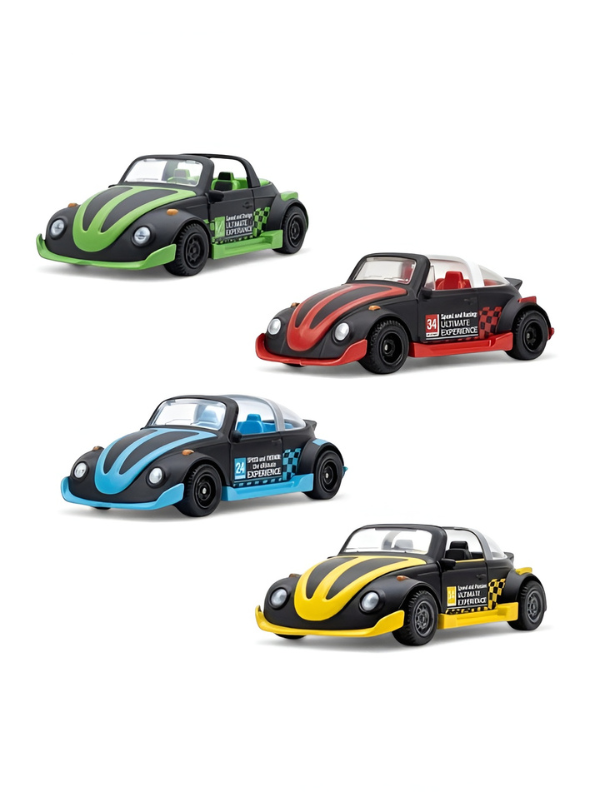 Pack of 4 Pull-Back Racing Cars Set TV6759.