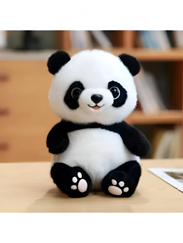 Panda Plushie - 8 inch Super Soft & Squishy Stuffed Toy for All Ages LMI11101.