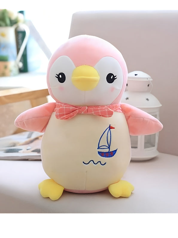 Penguin Soft Toy For Kids - Pink (MS-M-3) - Toyloft