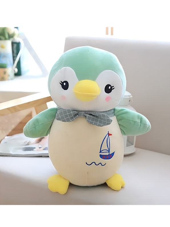 Penguin Soft Toy For Kids - Green (MS-M-3) - Toyloft