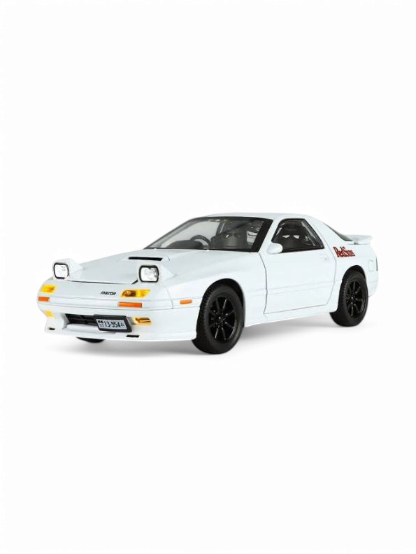 Mazda RX-7 FC3S - Initial D Ryosuke Takahashi RedSuns Edition 1:24 Scale Model LMI16092 - Free Car Inside