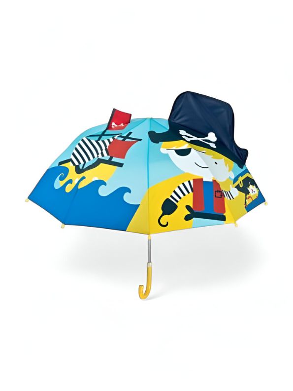 Pirarella – Pirate Umbrella for Kids | Fun & Colorful Rain Protection with Pirate Design NOV6221.