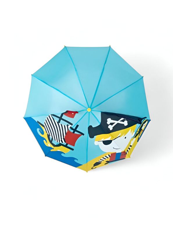 Pirarella – Pirate Umbrella for Kids | Fun & Colorful Rain Protection with Pirate Design NOV6221.
