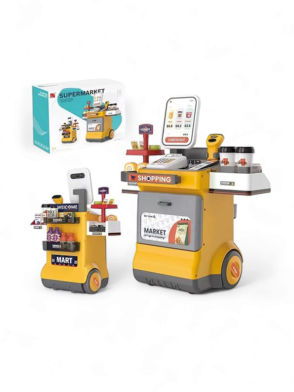 Kids Cash Collection Desk Pretend Play Toy Small Size (MS-M-15