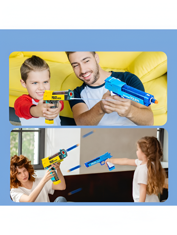 Police Protector Toy Gun for Kids – Cutie Soldier Soft Bullet Shooter LMI11229.