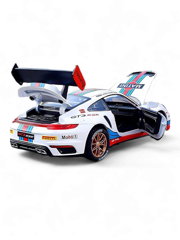 Porsche 911 GT3 RS RSR Turbo Metal Model Diecast Car Scale 1:32 (S-NT-24) - Toyloft