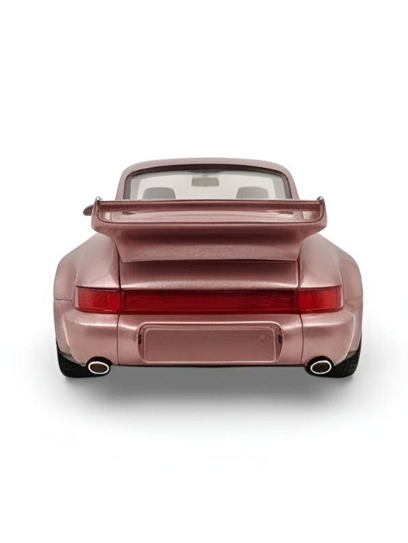 Porsche Corrira RS Diecast Car Toy – Collectible Sports Car Replica Metallic Pink.