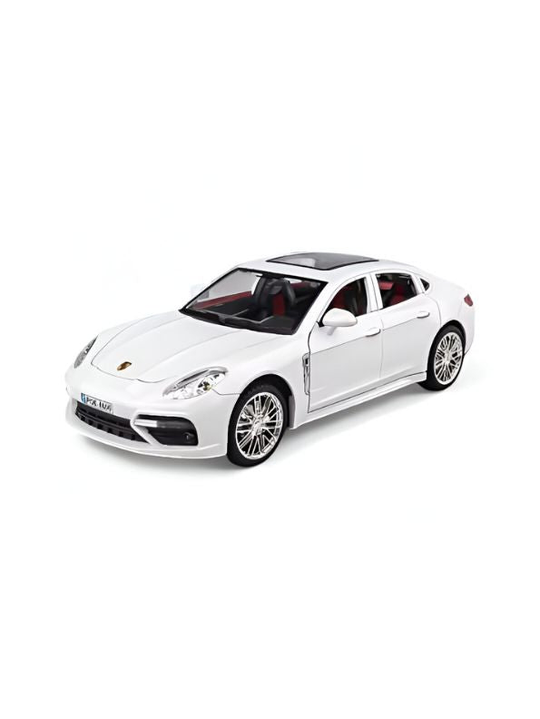 Red - Porsche Panamera – Diecast Alloy Sports Car | Miniature Toy with Openable Doors for Kids & Collectors Scale 1:18 LMI15142.