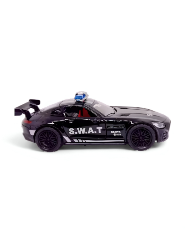 Porsche Police Diecast Car Toy – Opening Doors, Realistic Design, Durable Metal Model for Kids Scale 1:36 LMI15316.