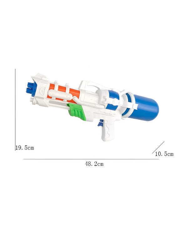 PowerShot – 380ml Super Power Water Blaster Pichkari | Ergonomic Grip High-Performance Holi Water Gun Black LMI14320.