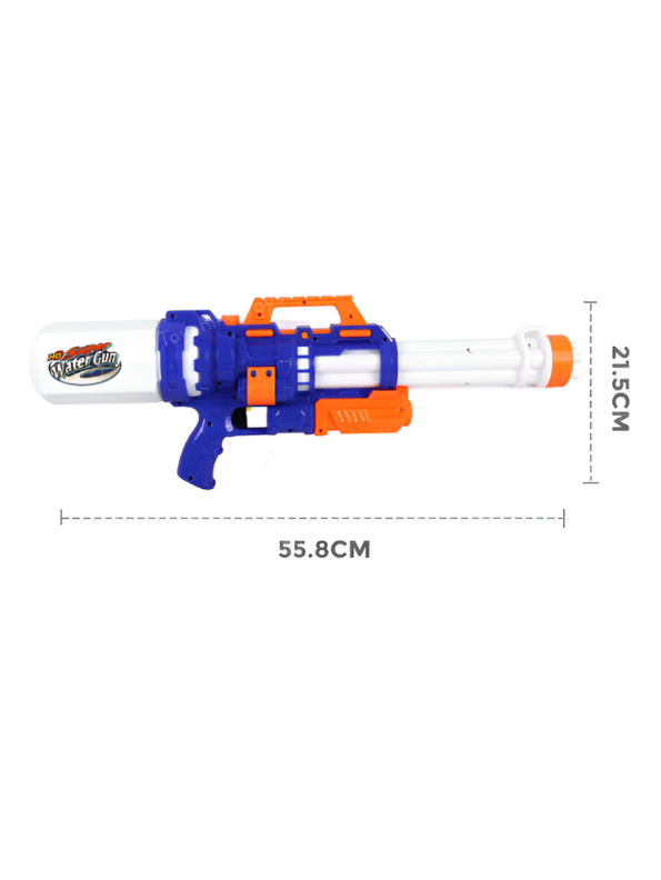 PowerSplash – Kids High-Pressure Water Gun | Large Tank Pump Action Pichkari for Holi Festival & Pool Fun LMI11842.