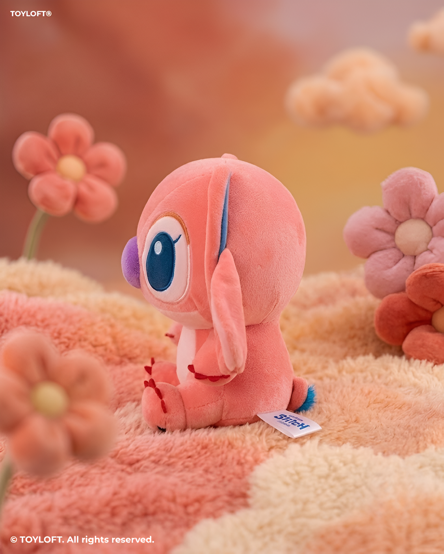 Premium 10-Inch Angel Plush Toy – Soft Pink Alien Stuffed Animal, Collectible Gift for Lilo & Stitch Fans ST15443