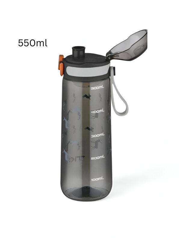 Printed Water Bottle for Kids – 550ml BPA-Free, Leak-Proof & Stylish Design for School & Outdoor Use NOV3311.