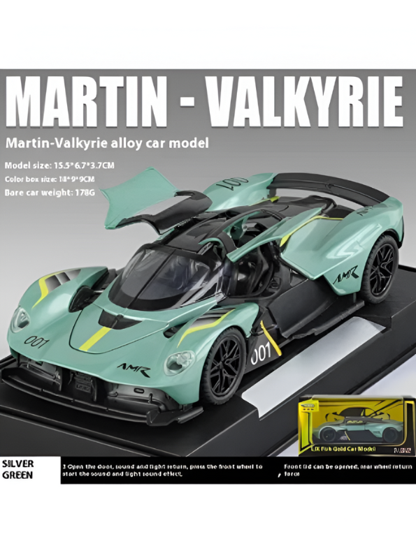 Aston Martin Valkyrie AMR Pro Diecast Car - 1:32 Scale Collector Model TV5693