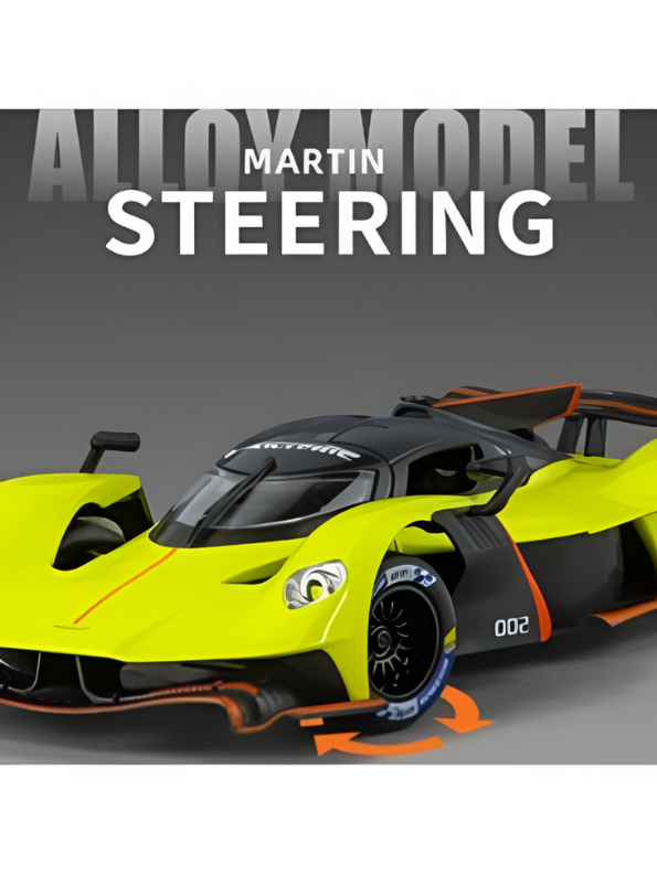 Green - Aston Martin Valkyrie AMR Pro Diecast Car - 1:32 Scale Collector Model TV5693