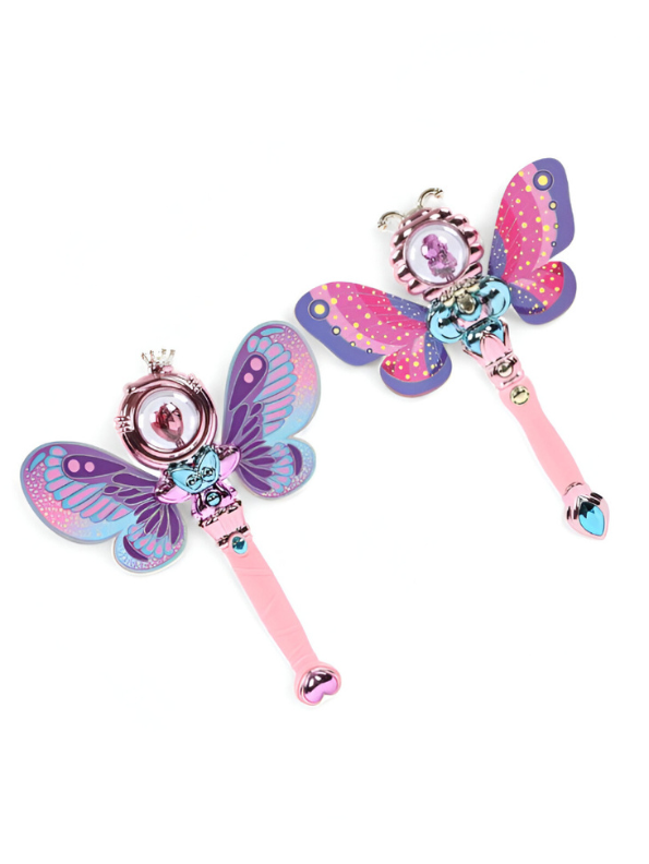 Purple - Magical Fairy Wand Toy for Girls with Light and Sound - Princess Dress Up Accessory NX12392