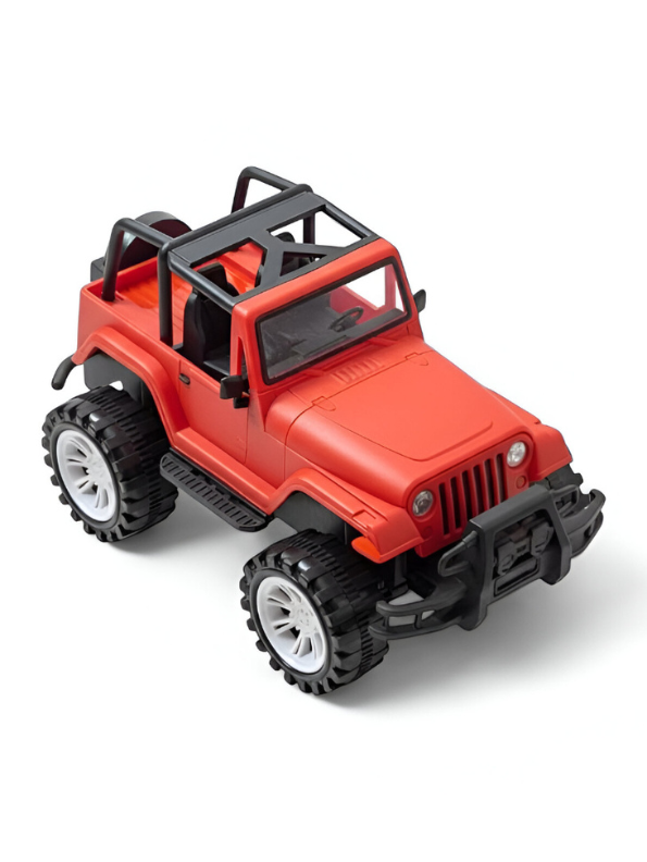 Red Toy Jeep Wrangler - Off-Road Adventure Vehicle for Kids LMI9233