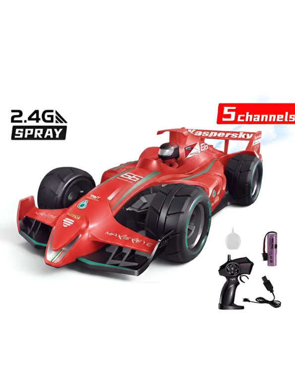 Pro Series Formula 1 RC Spray Racing Car | 2.4GHz Remote Control MD709.