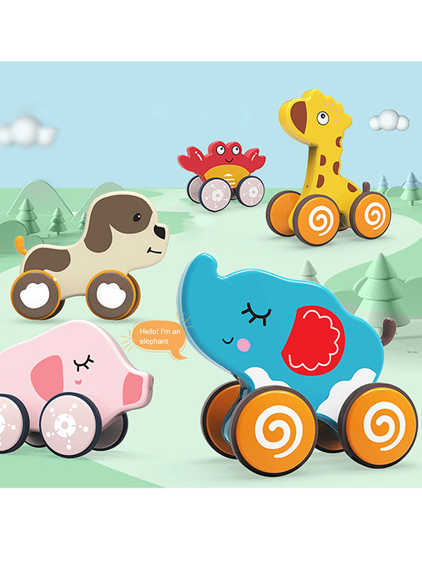 Animal Pull Along Toy For Kids - Crab (NX.L-J-10) - Toyloft