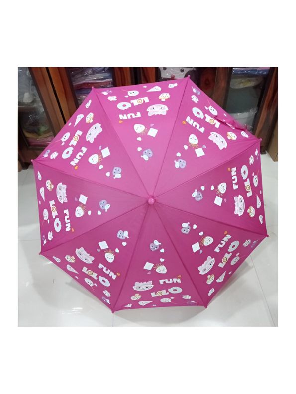 Purrrella – Cute Kitties Print Kids Umbrella – 50cm Lightweight & Colorful Rain Cover NOV9853.