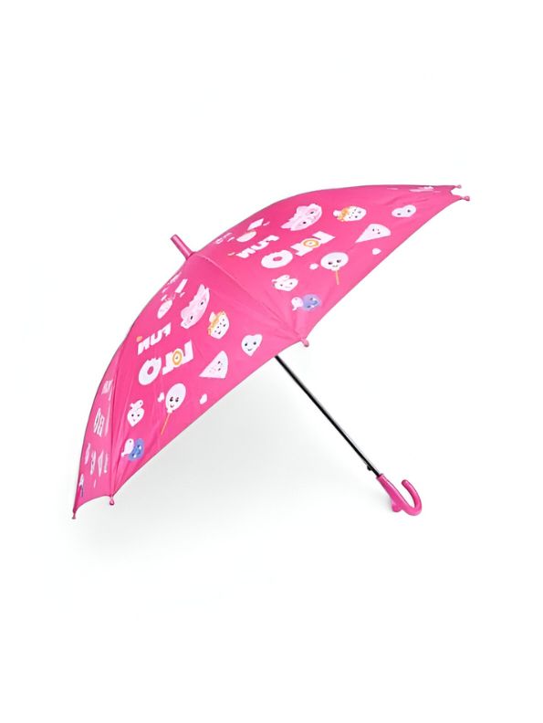 Purrrella – Cute Kitties Print Kids Umbrella – 50cm Lightweight & Colorful Rain Cover NOV9853.