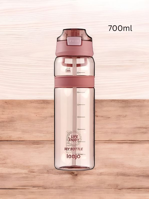 QuickSip – Leakproof Water Bottle with Straw – Stylish & Durable Design NOV1664.
